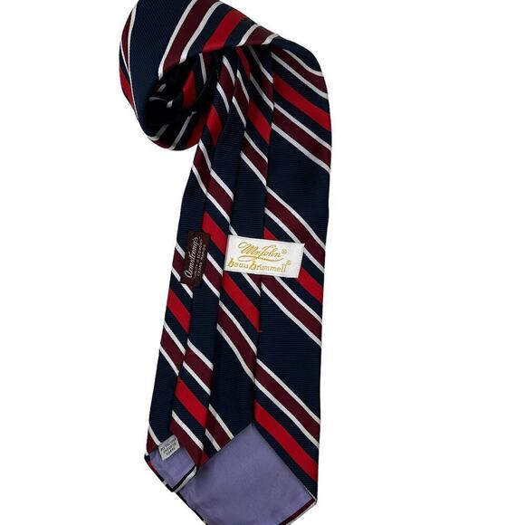 Mr. John Beau Brummell Vintage Traditional Tie Armstrong's Cedar Rapids IA - Picture 2 of 3